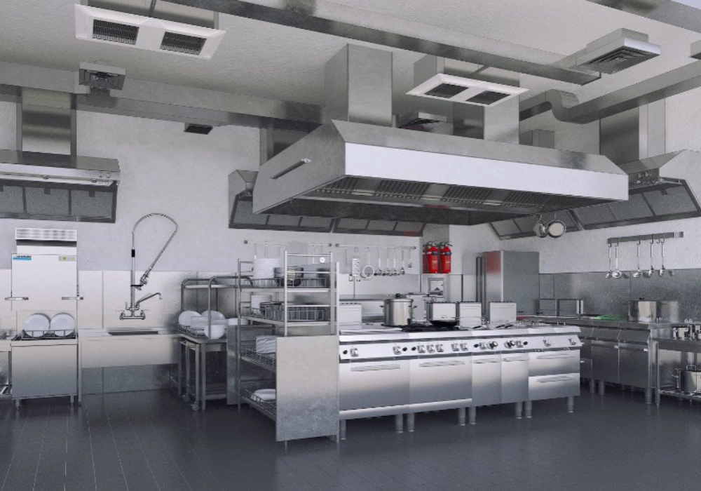 طراحی تاسیسات آشپزخانه صنعتی
