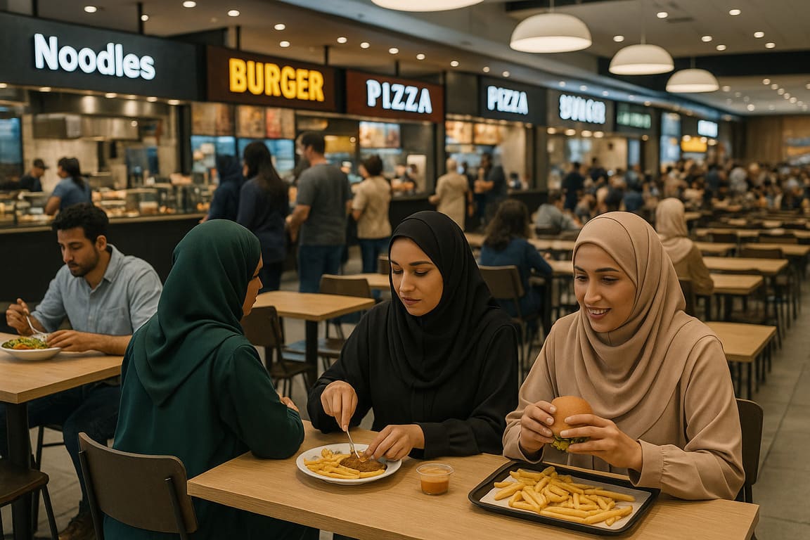 تفاوت فود کورت و فودهال