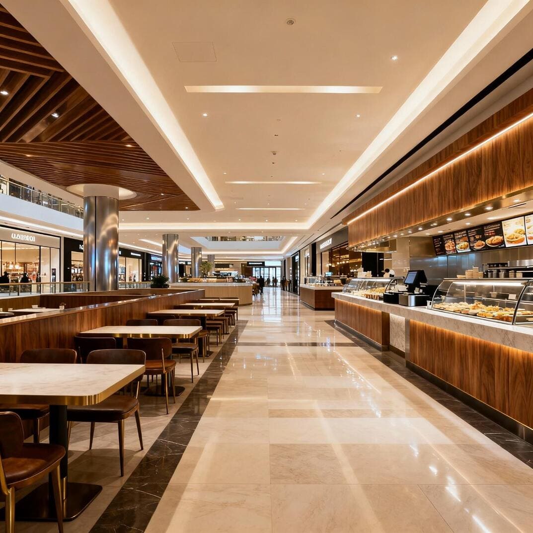 ليست تجهيزات فودكورت