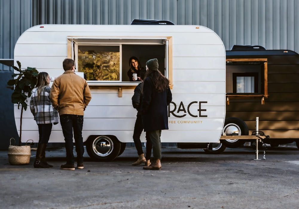 راه اندازی کافه سیار